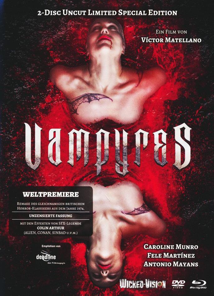 Vampyres (2015) Cover A, Limited Edition, Mediabook, Special Edition, Uncut, Blu-ray + DVD