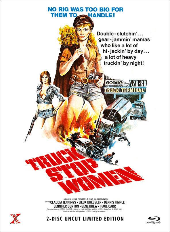 Truck Stop Women (1974) Cover A, Limited Edition, Mediabook, Uncut, Blu-ray + DVD