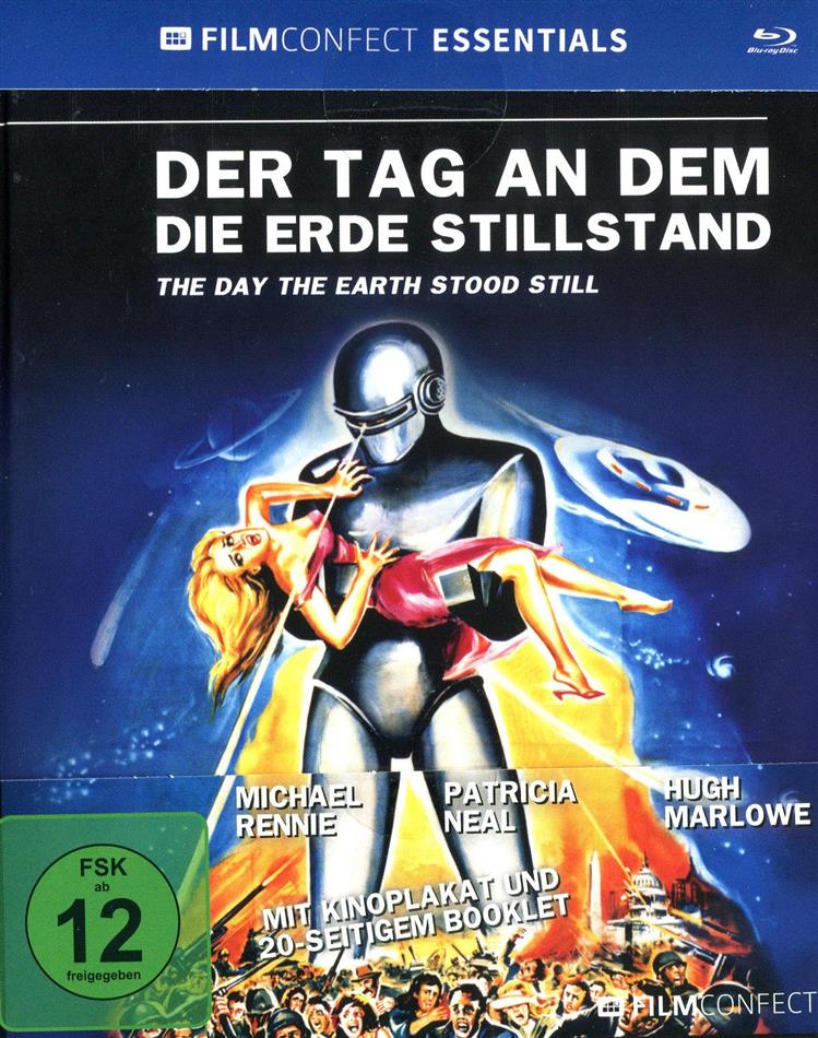 Der Tag an dem die Erde still stand (1951) Filmconfect Essentials, s/w, Mediabook