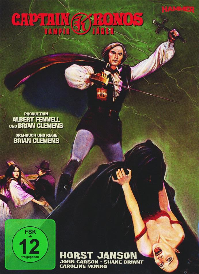 Captain Kronos - Vampirjäger (1974) Cover A, Hammer Edition, Limited Edition, Mediabook, Uncut