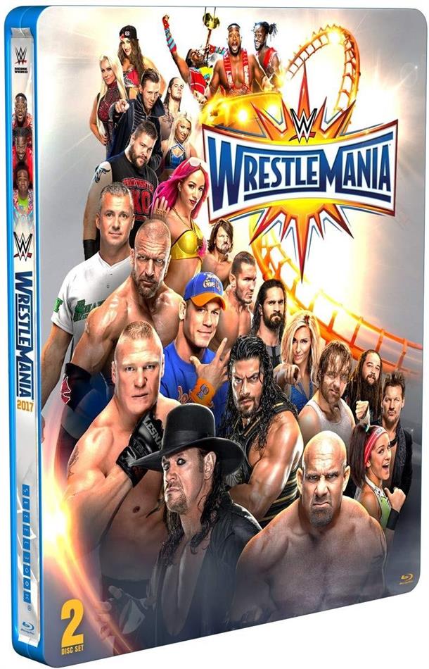 WWE: Wrestlemania 33 (2017) Limited Edition, Steelbook, 2 Blu-rays
