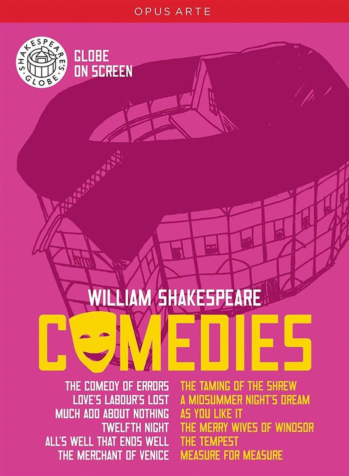 Shakespeare - Comedies Opus Arte, Box, 12 DVDs