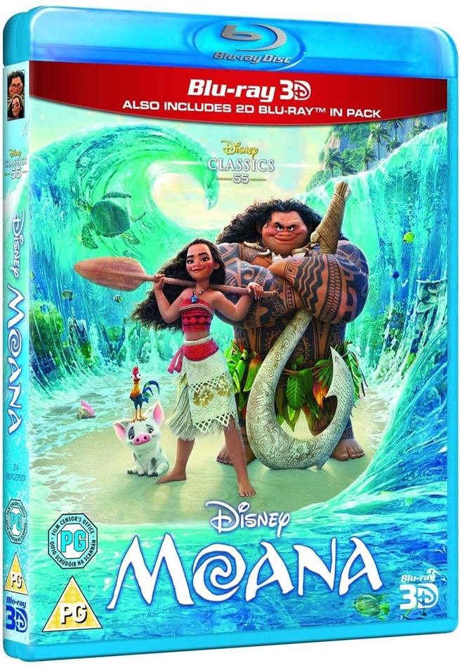 Moana (2016) Blu-ray 3D + Blu-ray