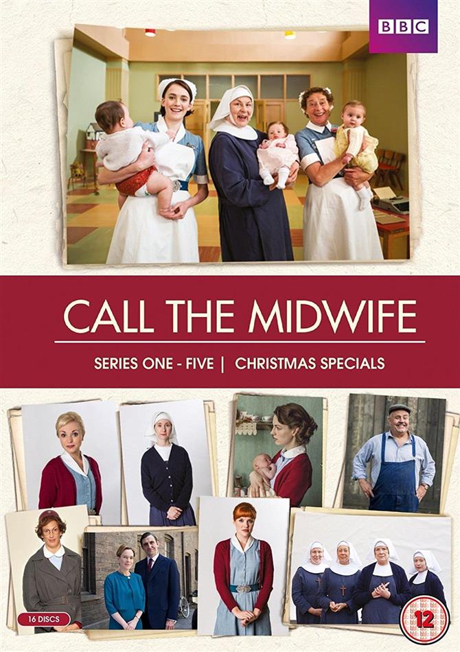 Call The Midwife - Seasons 1-5 + Christmas Specials BBC, Repackaged, 16 DVDs