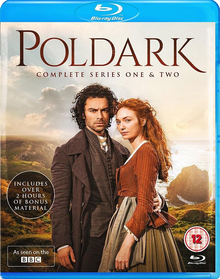 Poldark - Season 1+2 (2015) 4 Blu-rays