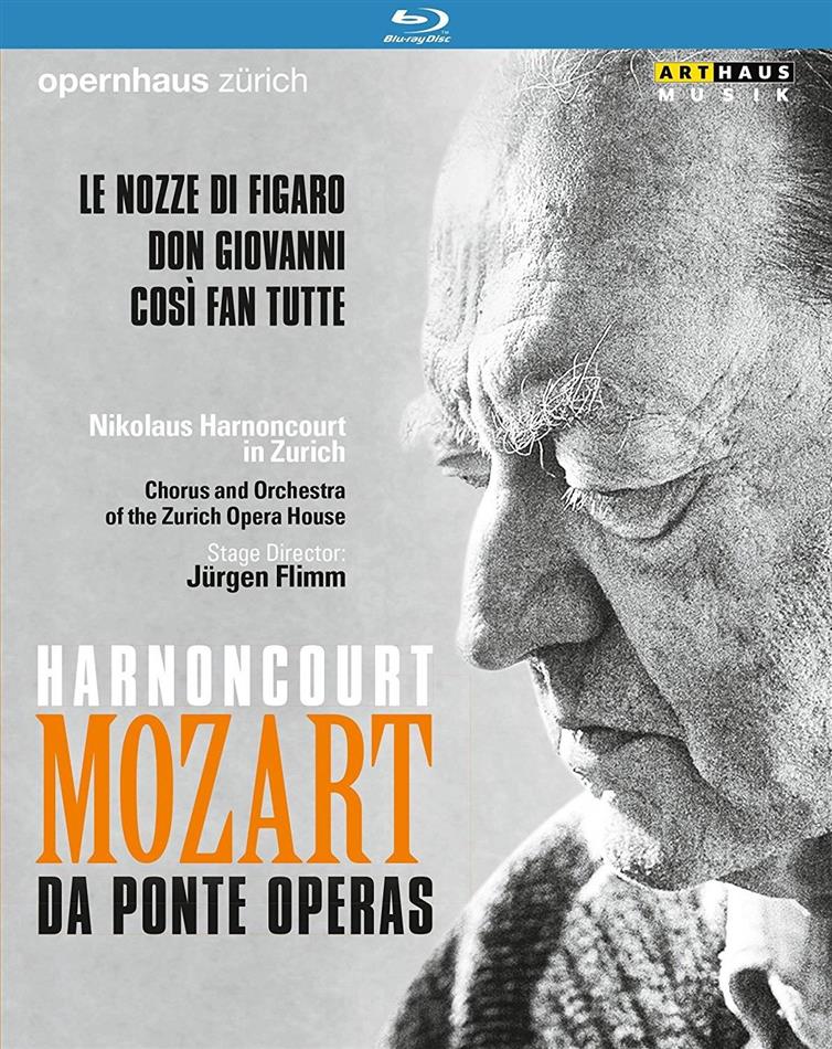 Opernhaus Zürich & Nikolaus Harnoncourt - Mozart - Da Ponte Operas - Le nozze di Figaro / Don Giovanni / Così fan tutte Arthaus Musik, 3 Blu-rays