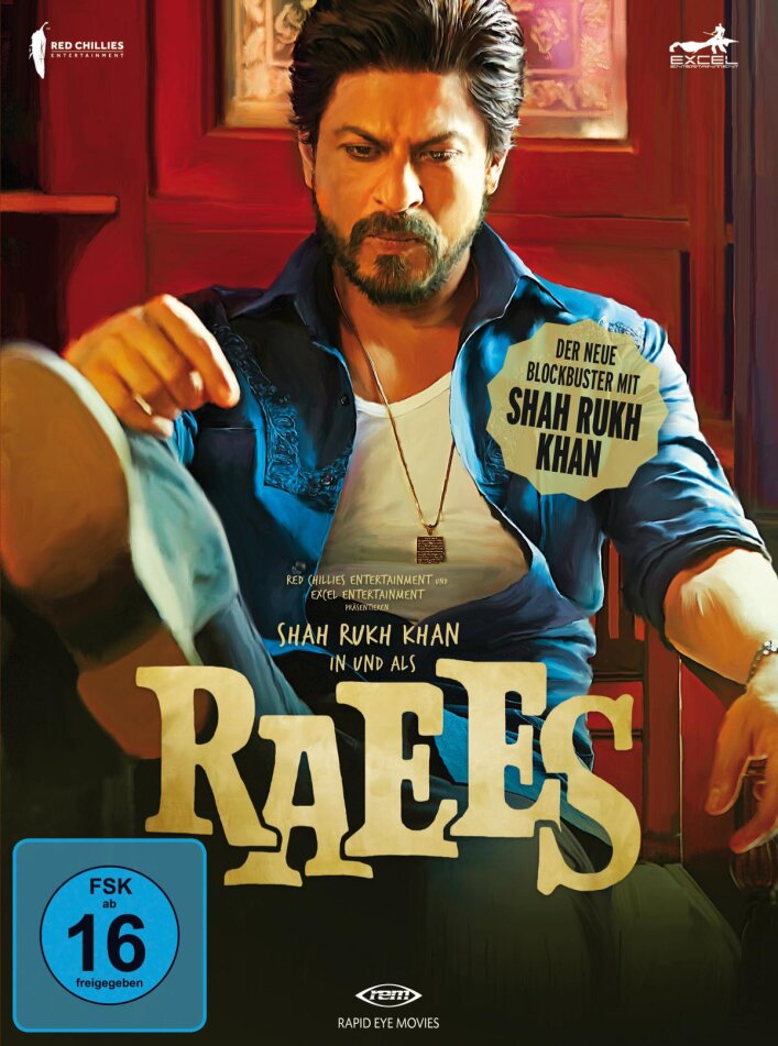 Raees (2016) Digibook, Limited Edition, Special Edition, Blu-ray + DVD