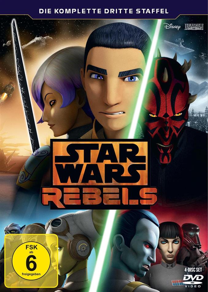 Star Wars Rebels - Staffel 3 4 DVDs