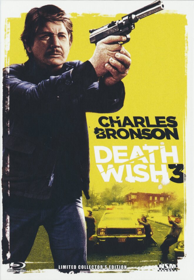 Death Wish 3 (1985) Cover B, Collector's Edition, Limited Edition, Mediabook, Blu-ray + DVD