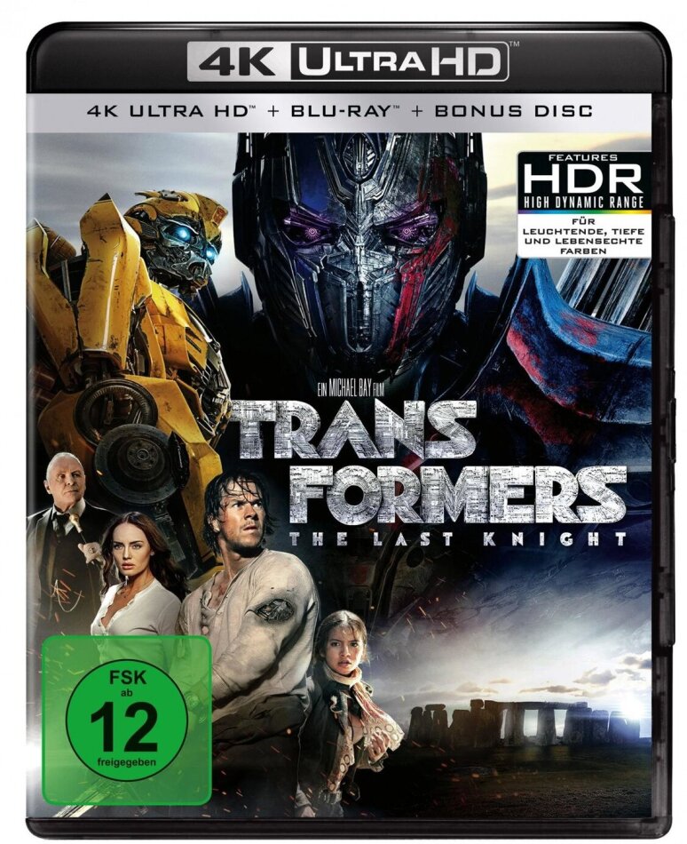 Transformers 5 - The Last Knight (2017) 4K Ultra HD + 2 Blu-rays