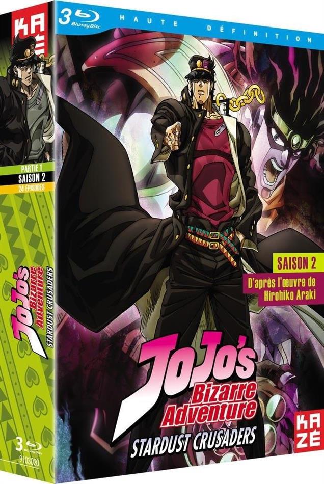 JoJo's Bizarre Adventure - Saison 2 - Partie 1: Stardust Crusaders 3 Blu-rays