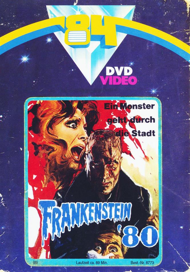Frankenstein '80 (1972) Cover A, Collector's Edition, Limited Edition, Mediabook, Uncut, Blu-ray + DVD