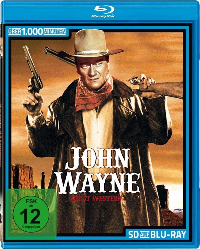 John Wayne - 23 Spielfilme Box SD on Bluray, s/w