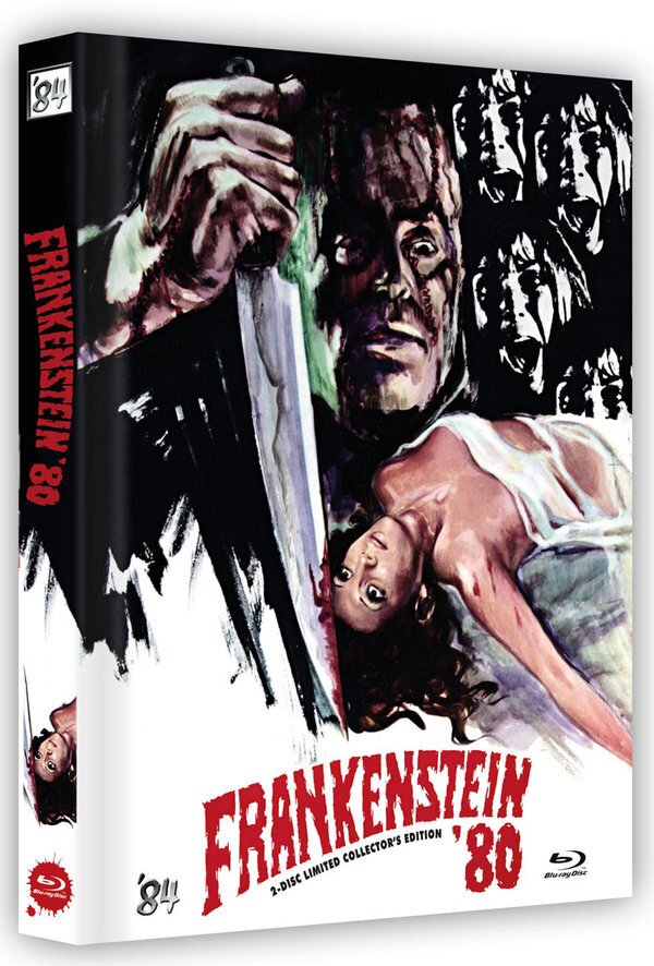 Frankenstein '80 (1972) Cover C, Collector's Edition, Limited Edition, Mediabook, Uncut, Blu-ray + DVD