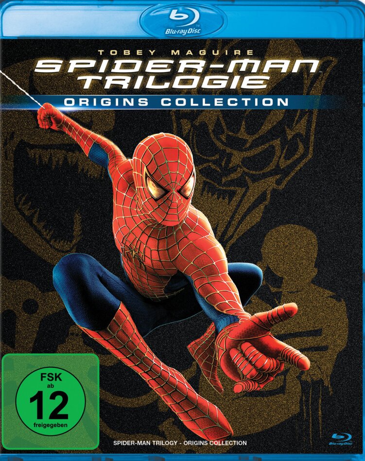 Spider-Man Trilogie Origins Collection, 3 Blu-rays