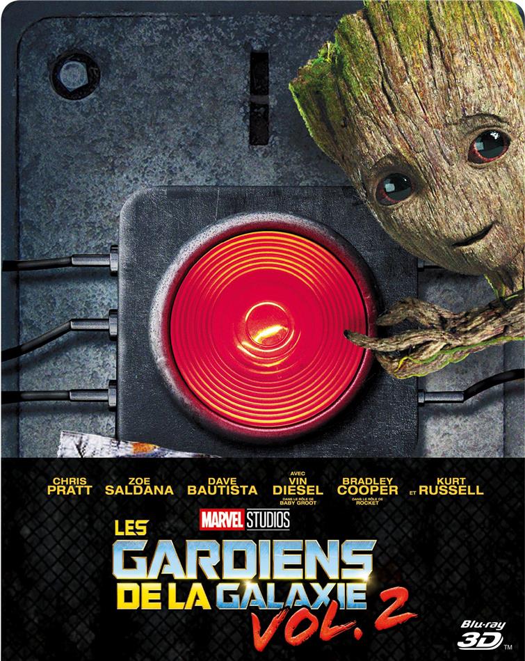 Les Gardiens de la Galaxie - Vol. 2 (2017) Édition Limitée, Steelbook, Blu-ray 3D + Blu-ray