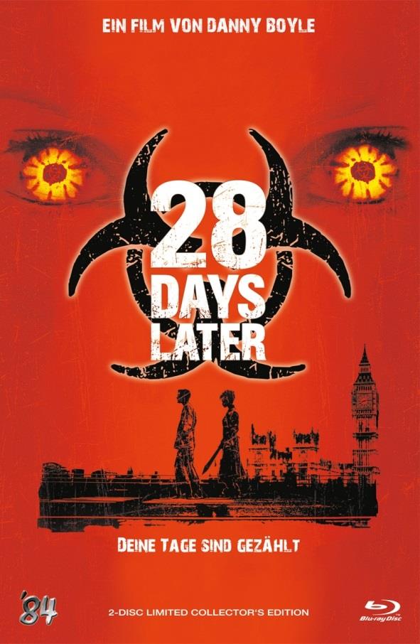 28 Days Later (2002) Grosse Hartbox, Cover A, Collector's Edition, Limited Edition, Uncut, Blu-ray + DVD