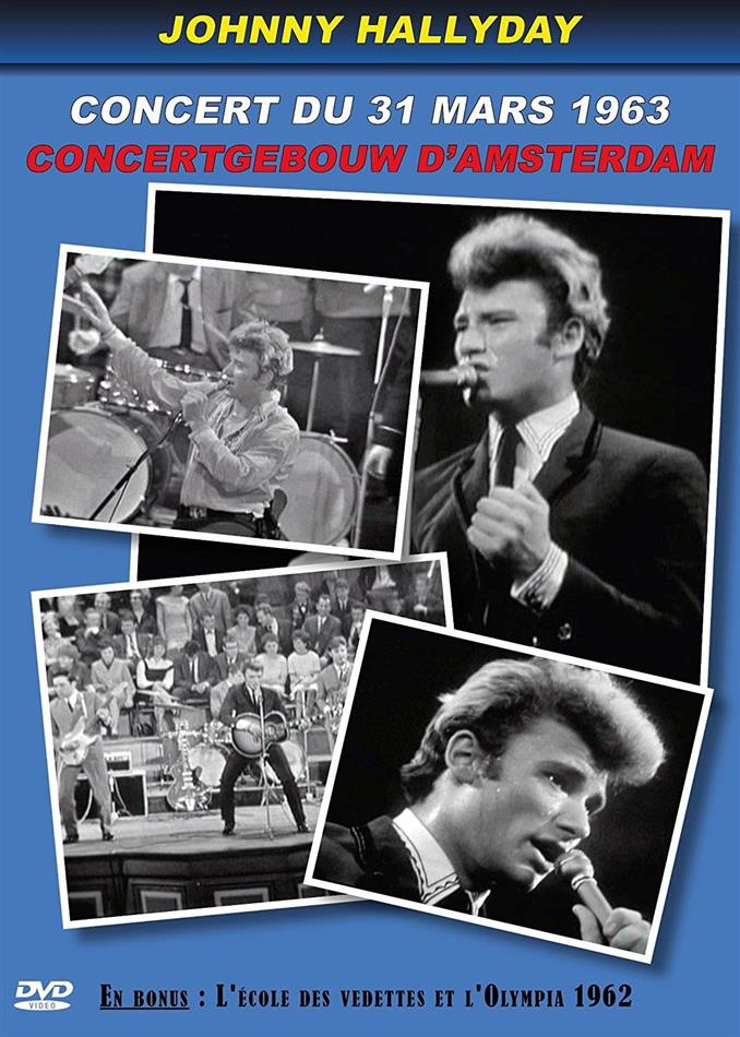 Johnny Hallyday - Concertgebouw d'Amsterdam - Concert du 31 mars 1963 s/w