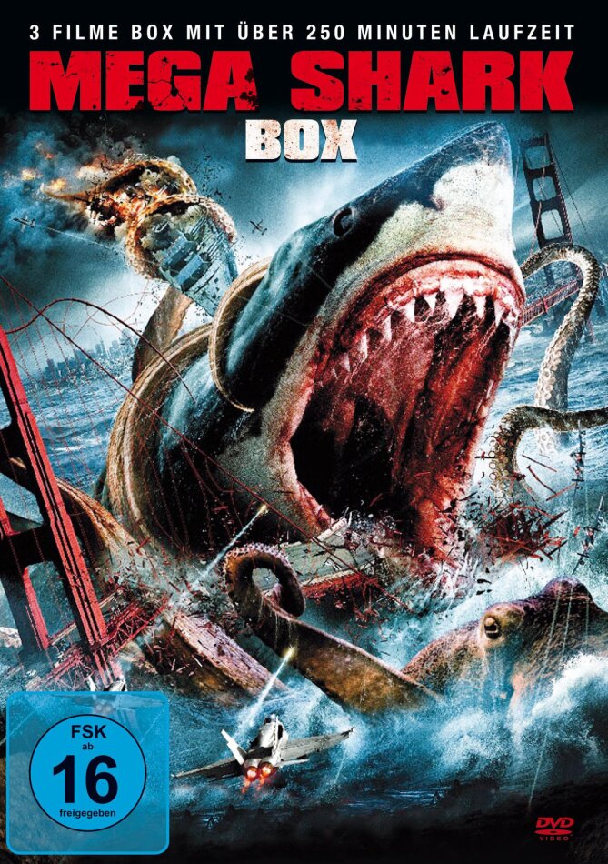 Mega Shark Box - 3 Spielfilme Box