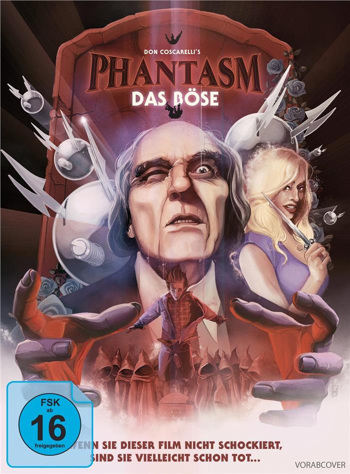 Phantasm - Das Böse (1979) Cover B, Mediabook, Blu-ray + 2 DVDs