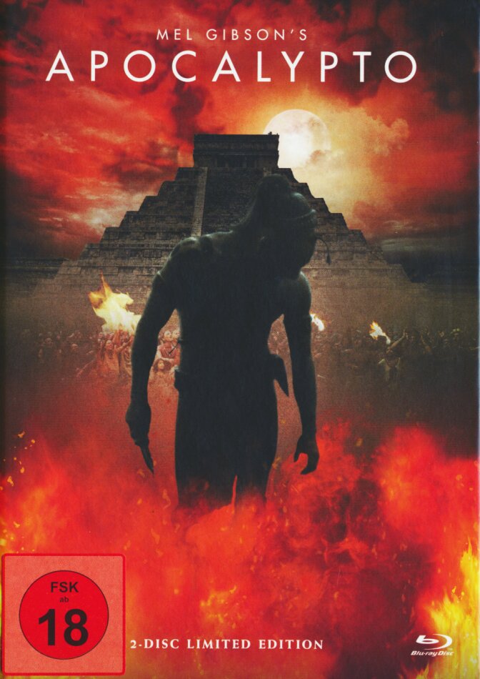 Apocalypto (2006) Cover B, Limited Edition, Mediabook, Uncut, Blu-ray + DVD