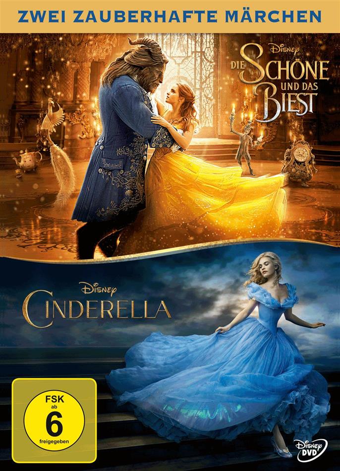Die Schöne und das Biest (2017) / Cinderella (2015) Double Feature, 2 DVDs