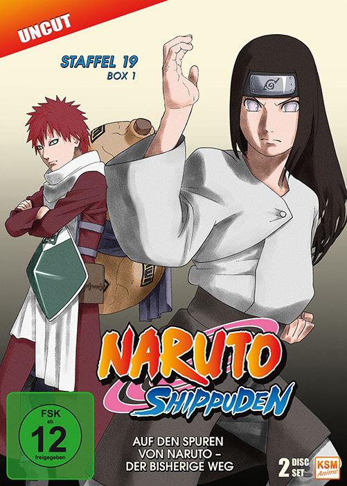 Naruto Shippuden - Staffel 19 Box 1 Uncut, 2 DVDs