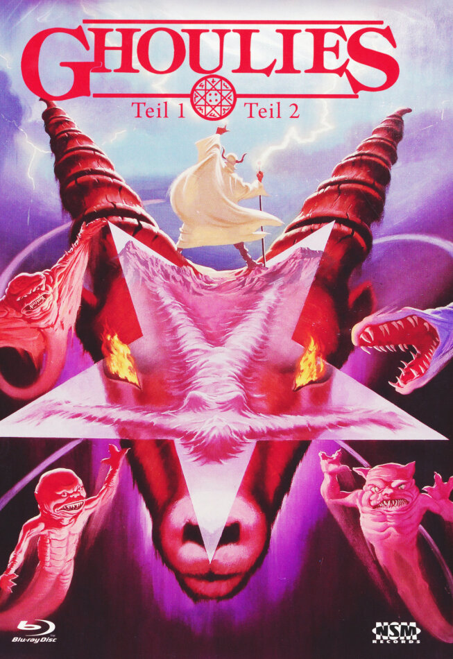 Ghoulies - Teil 1 & Teil 2 Collector's Edition, Limited Edition, Mediabook, Uncut, 2 Blu-rays + 2 DVDs