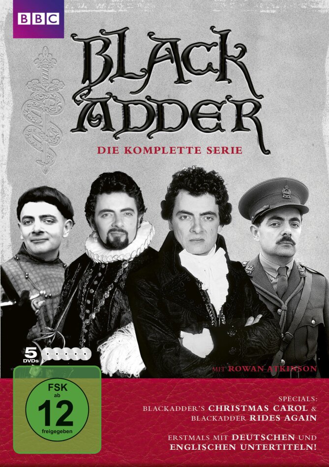 Black Adder - Die komplette Serie BBC, Remastered, 5 DVDs