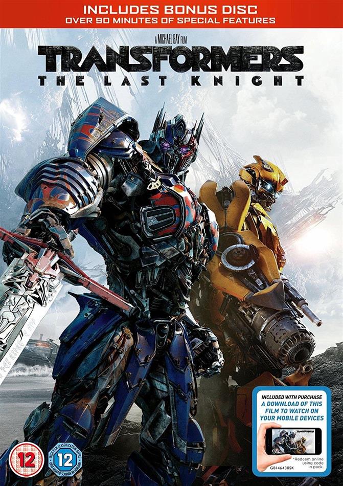 Transformers 5 - The Last Knight (2017) 2 DVDs