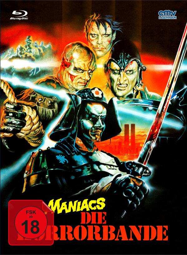 Maniacs - Die Terrorbande (1986) Cover A, Limited Edition, Mediabook, Uncut, Blu-ray + DVD