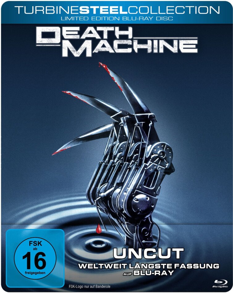 Death Machine (1994) Turbine Steel Collection, Limited Edition, Steelbook, Uncut