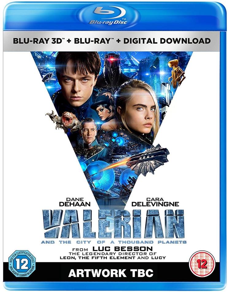 Valerian and the City of A Thousand Planets (2017) Blu-ray 3D + Blu-ray