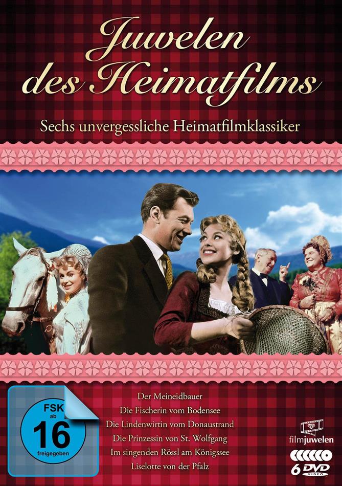 Juwelen des Heimatfilms - Sechs unvergessliche Heimatfilmklassiker Filmjuwelen, 6 DVDs
