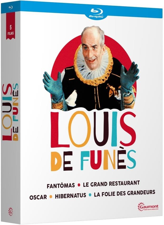 Louis de Funès Collection Gaumont, 5 Blu-rays