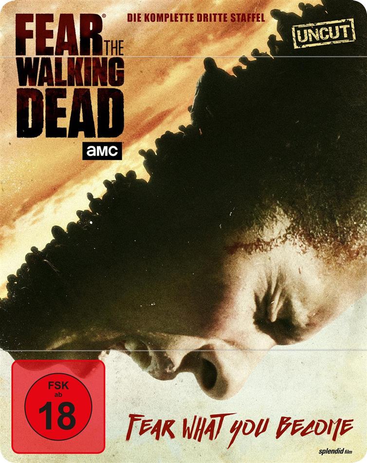 Fear the Walking Dead - Staffel 3 Édition Limitée, Steelbook, Uncut, 4 Blu-ray