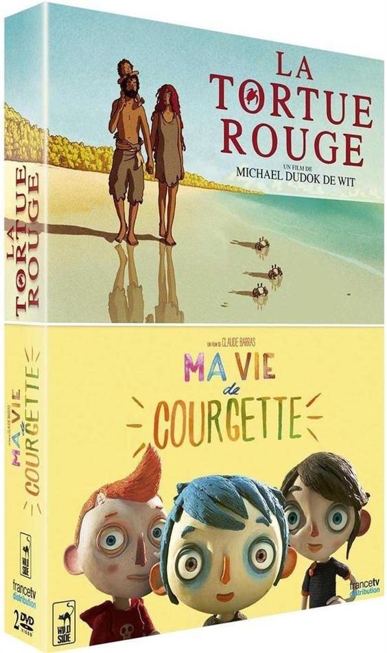 La tortue rouge / Ma vie de Courgette 2 DVDs