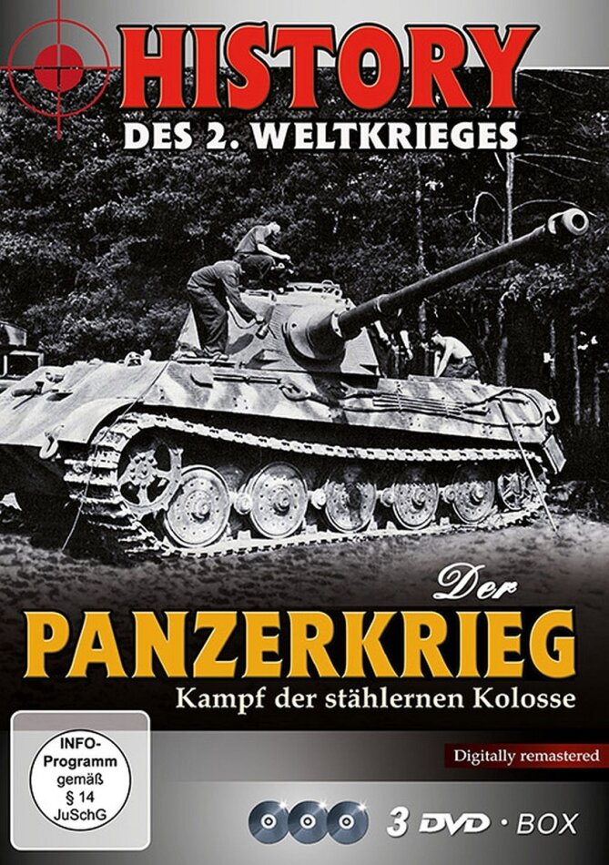 Der Panzerkrieg - Kampf der stählernen Kolosse s/w, Remastered, 3 DVDs