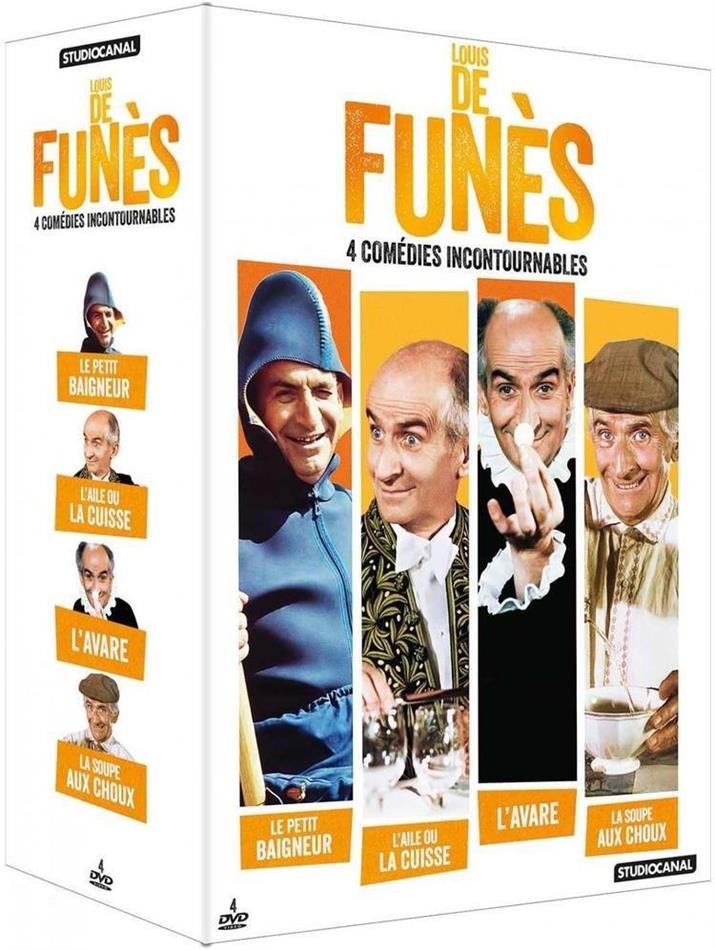 Louis de Funès - 4 comédies incontournables Box, 4 DVDs