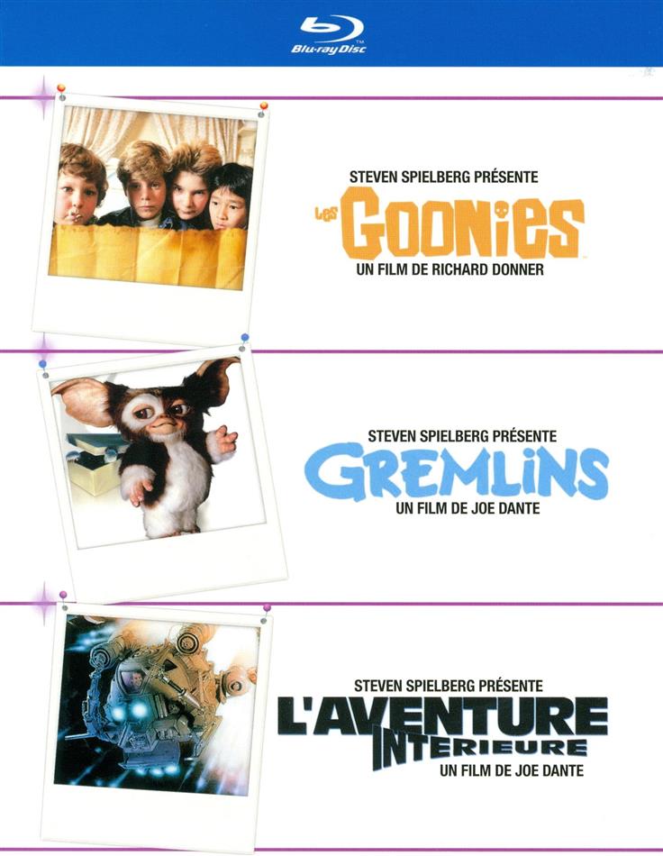 Les Goonies / Gremlins / L'aventure intérieure 3 Blu-rays
