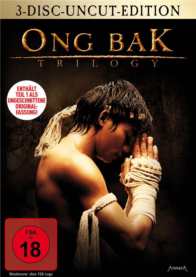 Ong Bak Trilogy Uncut, 3 DVDs