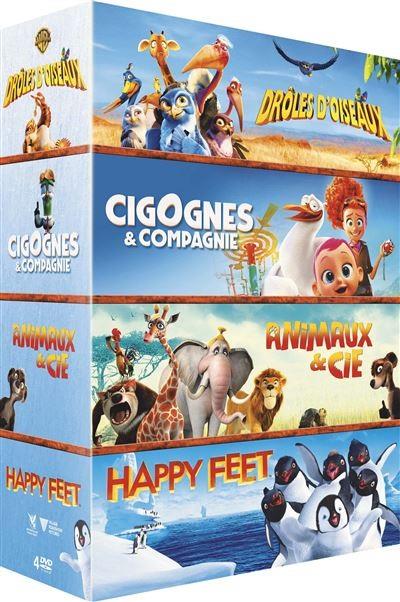 Cigognes et compagnie / Happy Feet / Animaux & Cie / Drôles d'oiseaux 4 DVDs