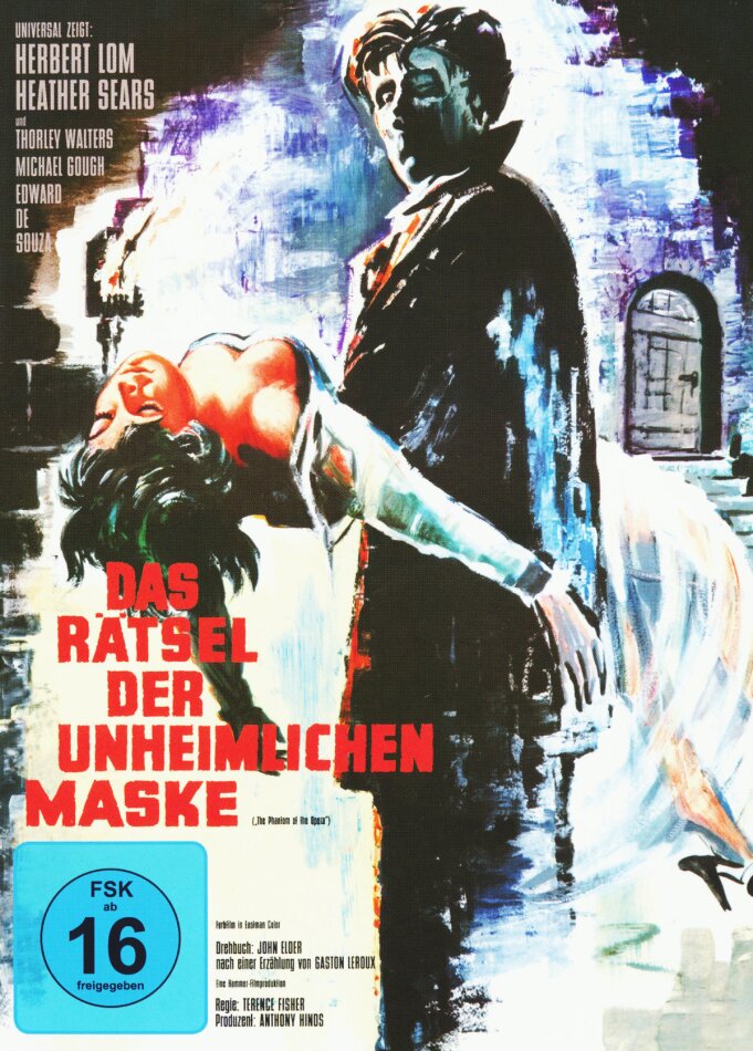 Das Rätsel der unheimlichen Maske (1962) Hammer Edition, Cover A, Limited Edition, Mediabook, Blu-ray + DVD