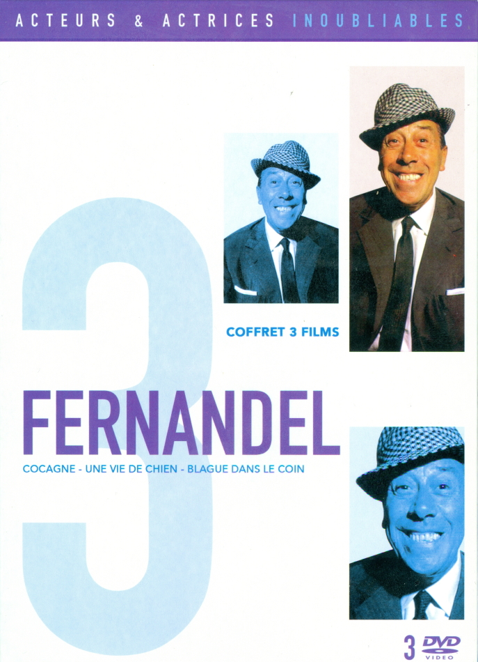 Fernandel - Cocagne / Blague dans le coin / Une vie de chien s/w, 3 DVDs