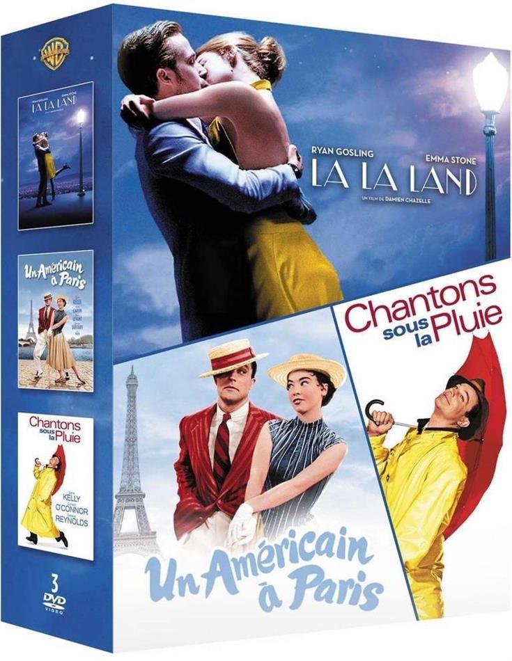 La La Land / Chantons sous la pluie / Un américain à Paris 3 DVD