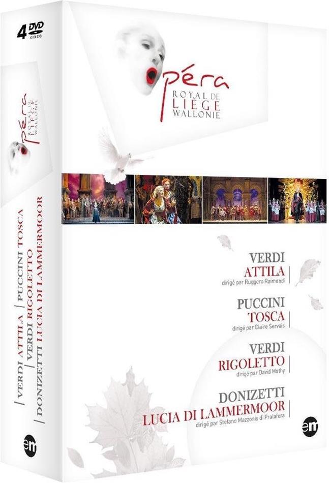 Opéra Royal de Liège Wallonie 4 DVDs
