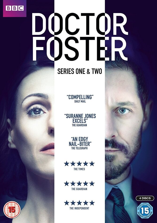 Doctor Foster - Series 1 & 2 BBC, 4 DVDs