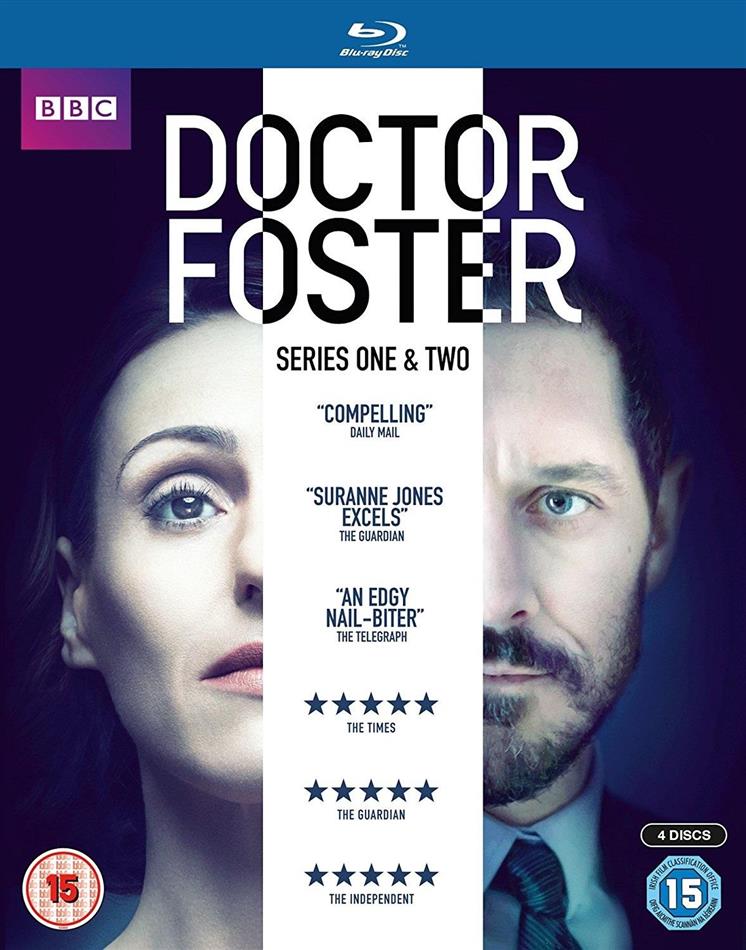 Doctor Foster - Series 1&2 BBC, 4 Blu-rays
