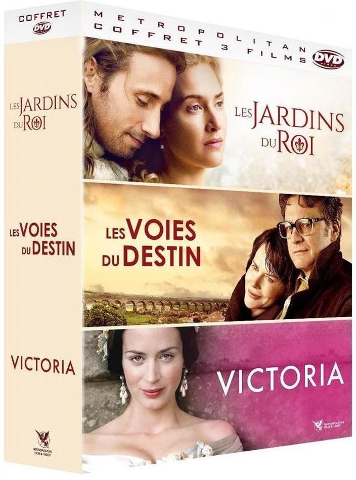 Les Jardins du Roi / Les Voies du destin / Victoria - Les jeunes années d'une reine 3 DVDs