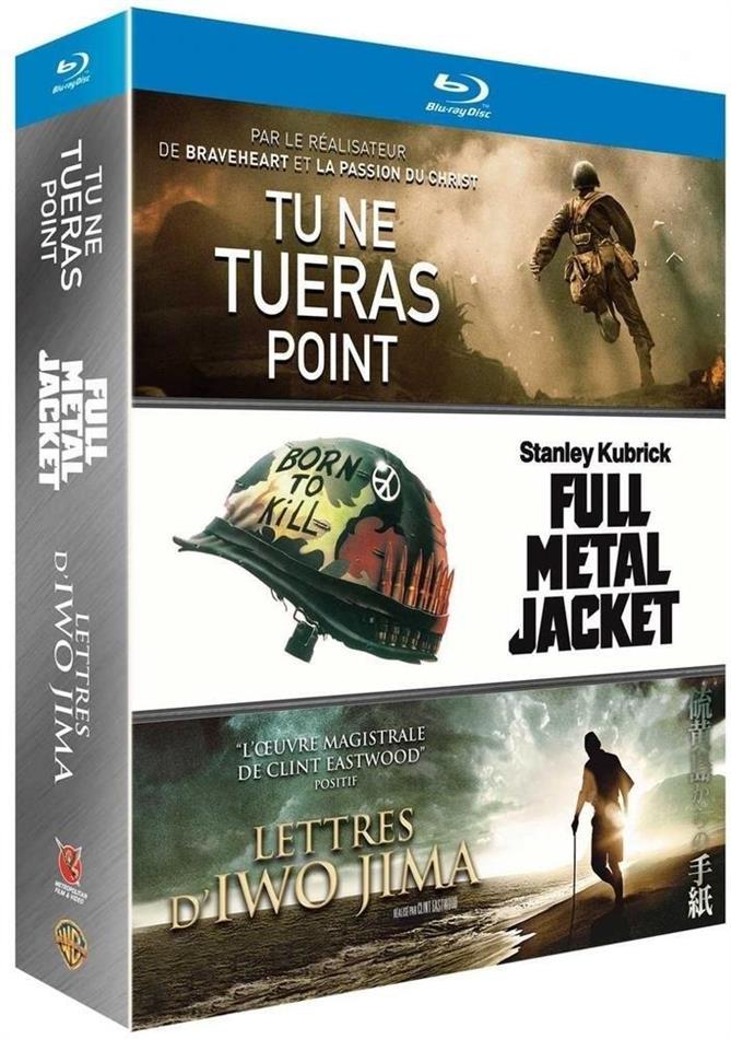 Tu ne tueras point / Lettres d'Iwo Jima / Full Metal Jacket 3 Blu-ray